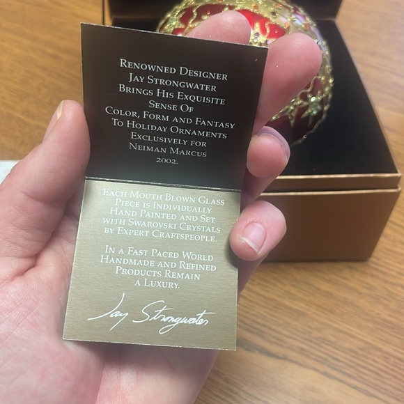 JAY STRONGWATER ORNAMENT - Picture 8 of 8